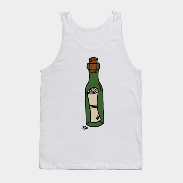 Message in a bottle Tank Top by JatoLino